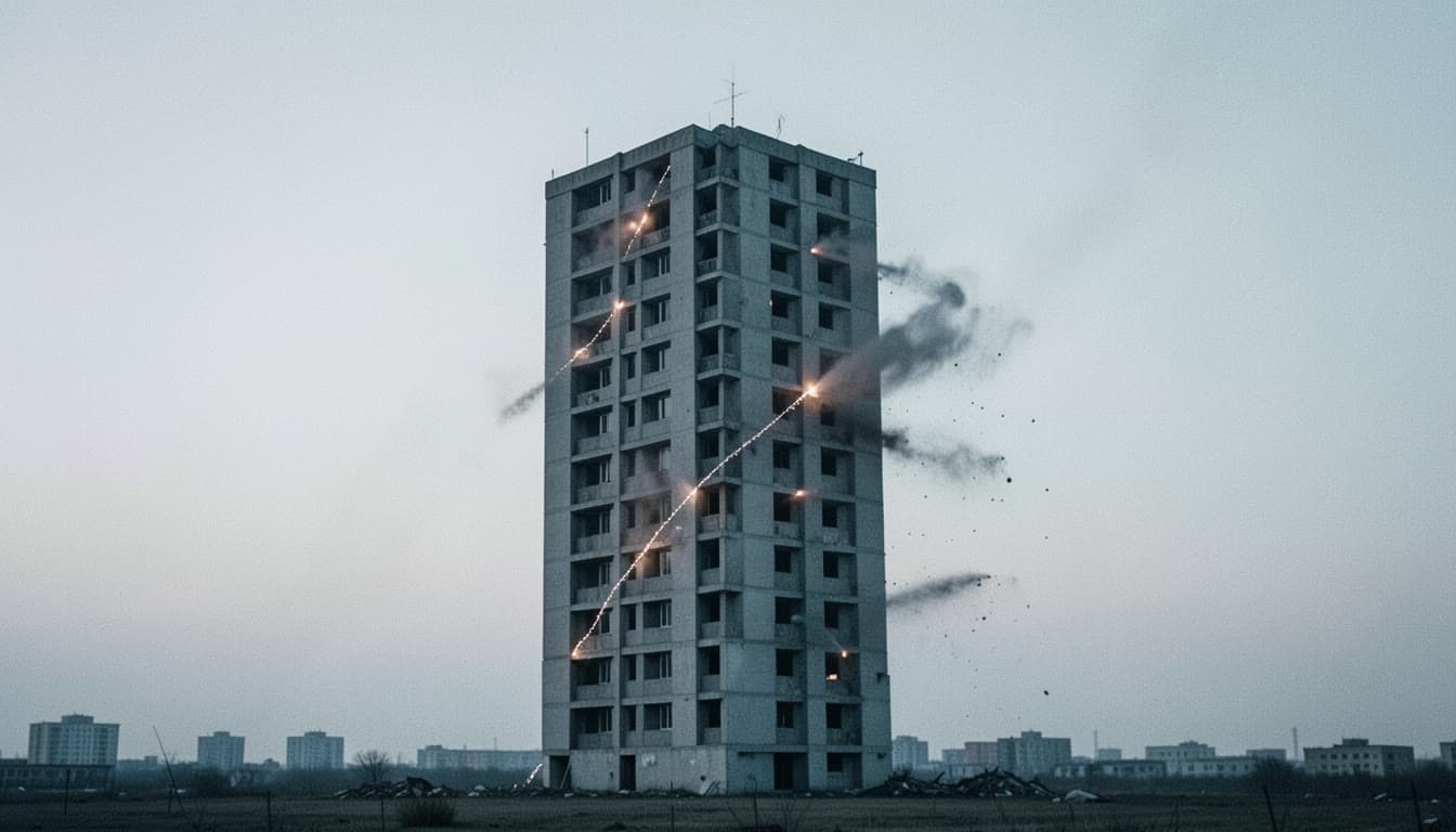 Cover art for the Building Implosion template — Demolition