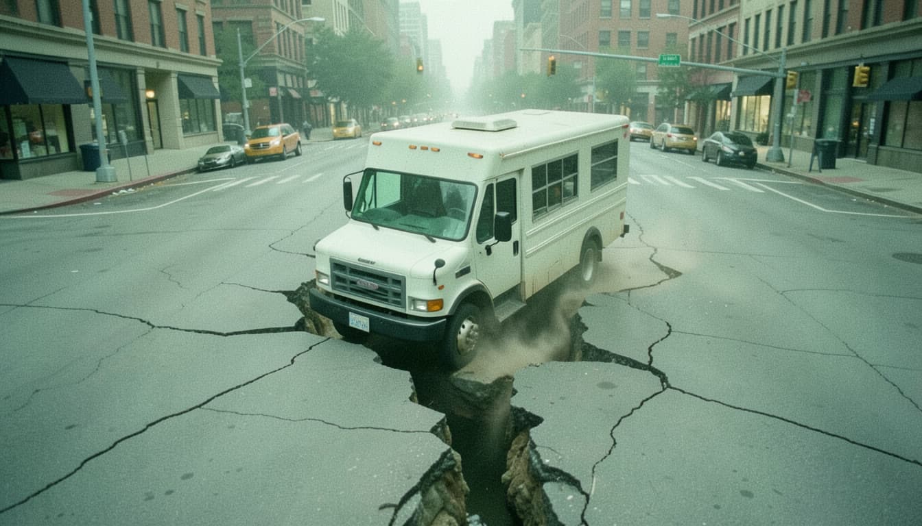 Cover art for the Earthquake Split template — Natural Disasters