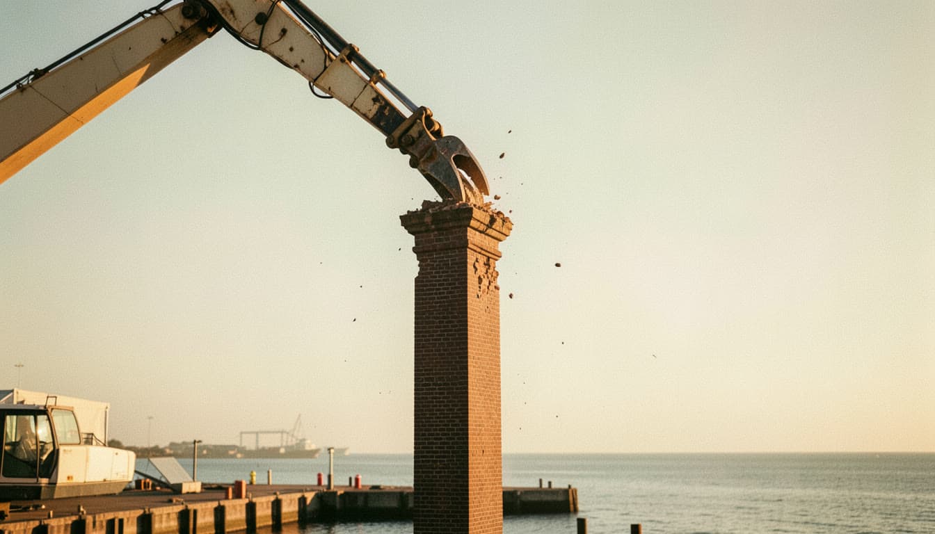 Cover art for the High-Reach Teardown template — Demolition