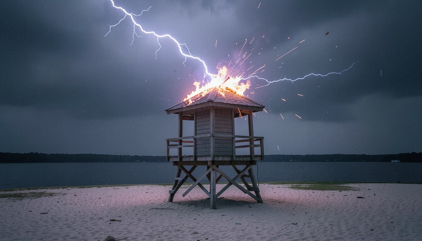 Cover art for the Lightning Strike template — Fire