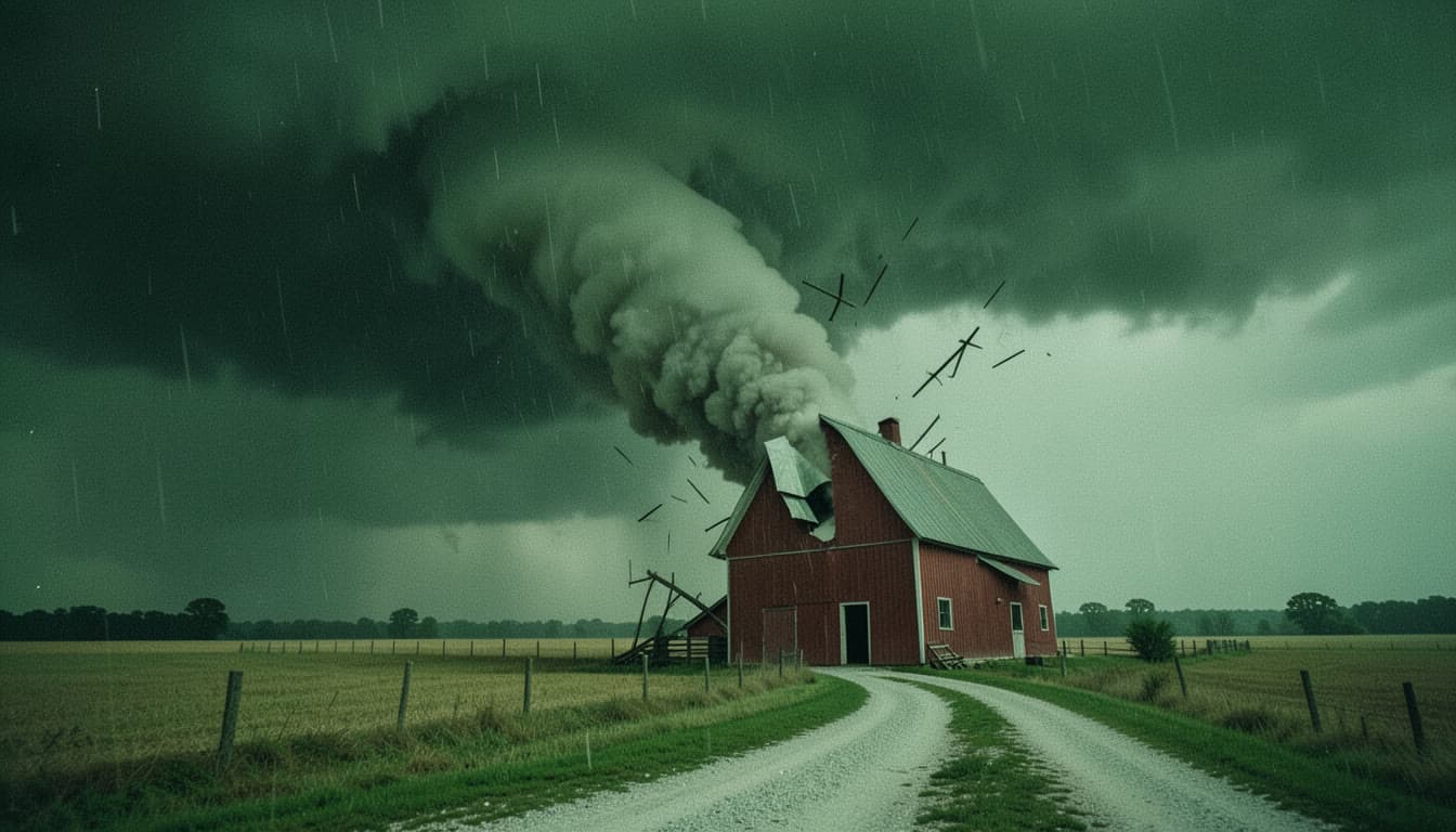 Cover art for the Tornado Rampage template — Natural Disasters